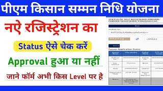 PM Kisan New Registration Status Kaise Dekhe  PM Kisan Status Kaise Check Kare 2024 [upl. by Fielding50]