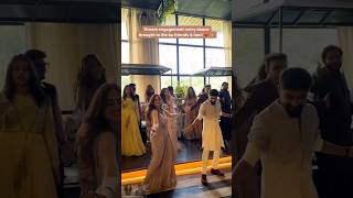 Groom amp Brides Best Dance Performance🫶🏻 dance shorts wedding engagement [upl. by Olbap]