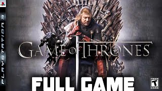 GAME OF THRONES  Full PS3 Gameplay Walkthrough  FULL GAME Longplay [upl. by Aihtenak]