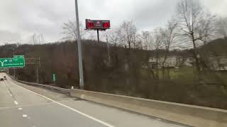 Morgantown Cheat Lake WV I68 West Virginia with real truck horn sound for business success [upl. by Hnilym]