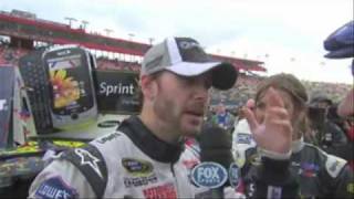 2010 auto club 500 Jimmie Johnson VS Kevin Harvick [upl. by Ihculo230]