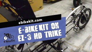 EBike Kit  Converting an Electric SunSeeker EZ3 HD with a 500w Heavy Duty from EBike Kit [upl. by Bertila]