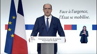 Présentation du plan de résilience économique et sociale [upl. by Llerraf]