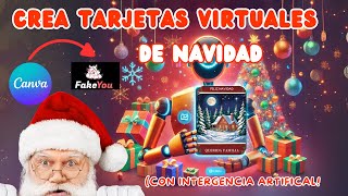 quotCómo Crear Tarjetas Virtuales de Navidad con Inteligencia Artificial  Tutorial Paso a Pasoquot [upl. by Elleina236]