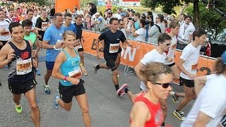 b2run München 2013 Start Promis und 1 Gruppe am 18072013 Deutsche Firmenlaufmeisterschaft [upl. by Valery368]