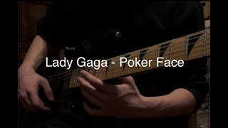 Lady GagaPoker Face electric guitar [upl. by Repip]