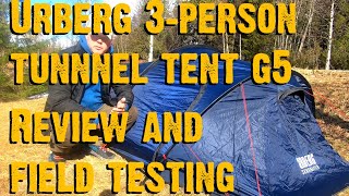 Urberg 3Person Tunnel Tent G5  Video 33  In The Wild With Chris [upl. by Asante]