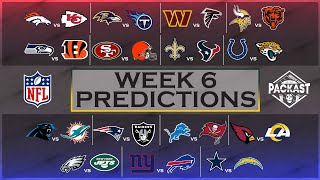 NFL Week 6 Predictions [upl. by Hertzfeld]