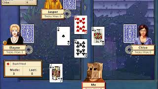 Euchre Hoyle Card Games 2003 Basic concept of bidding explained [upl. by Occor]