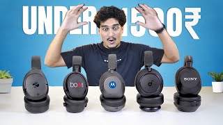 Top 5 best Headphones under 1500 in India 2024  best gaming headphones under 1500 rs 2024⚡️⚡️ [upl. by Asena]