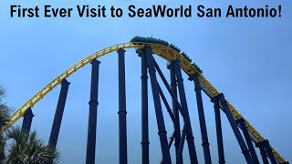 My First Ever Visit to SeaWorld San Antonio  6724 Vlog [upl. by Nnylamme]