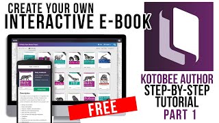 Kotobee Author Tutorial Part 1  How to install and download the Kotobee Author [upl. by Elyrad]