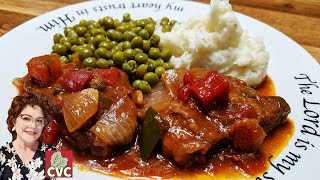 THE BEST Swiss Steak Recipe Old Fashioned Southern Cooking  Round Steak Recipes [upl. by Bassett]