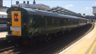 Hastings DEMU Thumper 1001 Going Through Gravesend Station On Empty Stock Movement 17721 [upl. by Trista615]