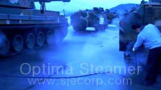 Optima Steamer  Steam Clean Military TanksArmor VehiclesAPCs [upl. by Long]