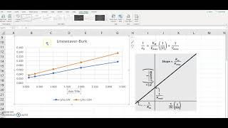 GRAFICAS INHIBICION ENZIMATICA EN EXCEL [upl. by Nytsirt332]