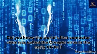 Did you know the worlds first computer virus was called the Creeper virus in the early 1970s [upl. by Tamarra]