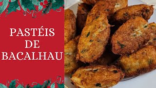 Crispy Salted Cod Fritters  Pastéis de Bacalhau 🎄✨ [upl. by Arze176]