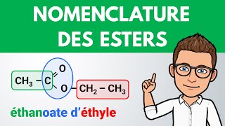 Nomenclature des ESTERS ✅ Chimie organique [upl. by Warfold]