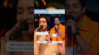 Shashwat Singh and Sunidhi Chauhan VS Ayushmann Khurrana song contest✴️ shots vs [upl. by Siaht]