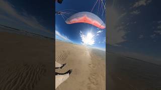 Paramotor Foot Dragging Sand Bars EPIC dream adventure youtubeshorts ppg foryou subscribe [upl. by Vanessa]