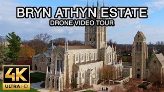 Bryn Athyn Cathedral 4K Drone Tour [upl. by Atiuqiram]