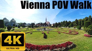 Vienna 4K POV Walk  Schönbrunn Schloßpark  August 2024 [upl. by Sehguh]