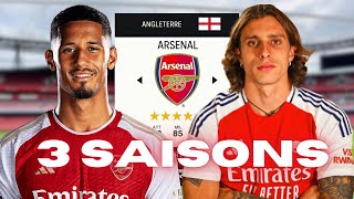 3 SAISONS AVEC ARSENAL SUR FC24 [upl. by Brewer]