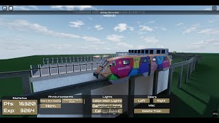 Roblox Sentosa Express  Driving the Rainbow Monorail set  Full Route Journey  return Journey [upl. by Leyes]