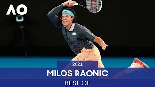 Best of Milos Raonic  Australian Open 2021 [upl. by Evadnee574]