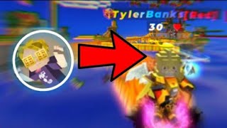 I met Tyler Banks and this happen  Bedwars Blockman Go [upl. by Eedyaj983]