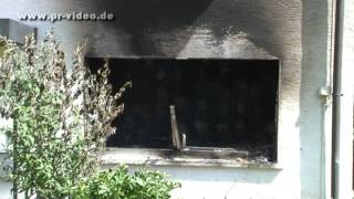 28062012  BirkenauLöhrbach  Brand in Einfamilienhaus  100000 Euro Sachschaden [upl. by Rotkiv]