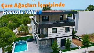 Merkezi Konumda 41 HavuzluGeniş Bahçeli Villa 🔴 Çam Ağaçları İçerisinde Ev🏡 didimdesatılıkvilla [upl. by Urion917]