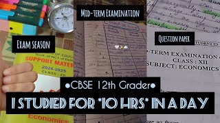 I STUDIED 10HRS for EXAMS [upl. by Kristian]