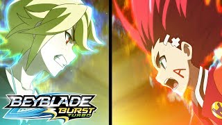 BEYBLADE BURST TURBO Episode 2 Achilles Vs Forneus [upl. by Akinek]