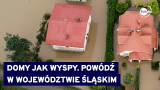 Oblicza powodzi na południu Polski Zalane Międzyrzecze Dolne okiem drona TVN24 [upl. by Goer]