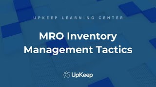 Effective MRO Inventory Management Strategies and Best Practices [upl. by Doerrer]