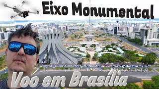 Voo no Eixo Monumental de Brasília [upl. by Augy]