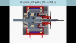 【機械類 機構改良組】金獎 磁性齒輪三速內變速器 [upl. by Taran]