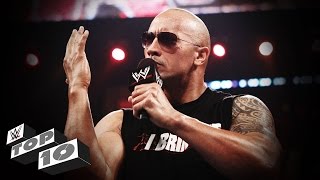 The Rock’s Best Verbal Smackdowns WWE Top 10 [upl. by Gerita]