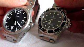 Rolex Submariner 14060M vs Sinn 656 Watches  Comparison [upl. by Harewood]