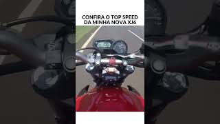 TOP SPEED NA NOVA XJ6 shorts motos xj6 [upl. by Olenta389]