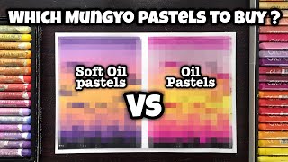 Mungyo Soft Oil Pastels Vs Mungyo Oil Pastels  Best Oil pastels to Buy [upl. by Lucas]