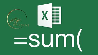 How to do total in Excelsum  MR studios  Maruthiraj [upl. by Jacobs]