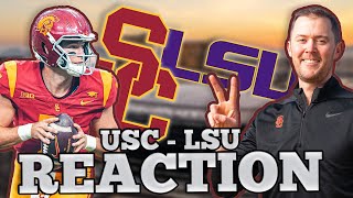 USC  LSU REACTION  The Landscape of the Big Ten has changed with Trojans STATEMENT WIN [upl. by Esirrehc]