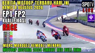 GEGER🔴BERITA MOTOGP HARI INI KAMIS 8 AGUSTUS 2024 MOTOGP AUSTRIA 2024MARC MARQUEZMOTOGP HARI INI [upl. by Elenaj]