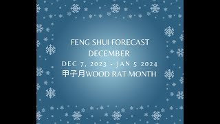 Feng Shui Forecast Dec 2023 [upl. by Fernande]