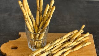 How to make real Grissini  Italian Breadsticks [upl. by Alberto]