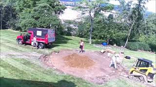 Installing 24 Sahara Above Ground Swimming Pool Video 5 of 10 [upl. by Nielson]