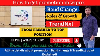 Wipro Promotion Process  Band Change  Trendnxt Point  Elite Turbo Wilp  Explained 🔥🏆 [upl. by Romaine]